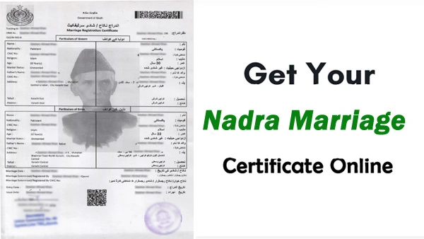 NADRA Marriage Certificate from Karachi – Complete Procedure (2026)