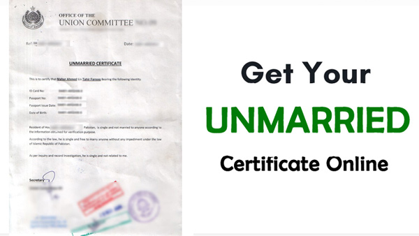 Get Unmarried Certificate from Karachi | Apply Online